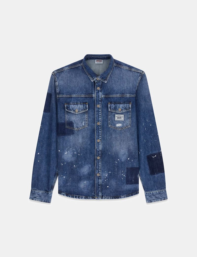 Oversized denim jacket