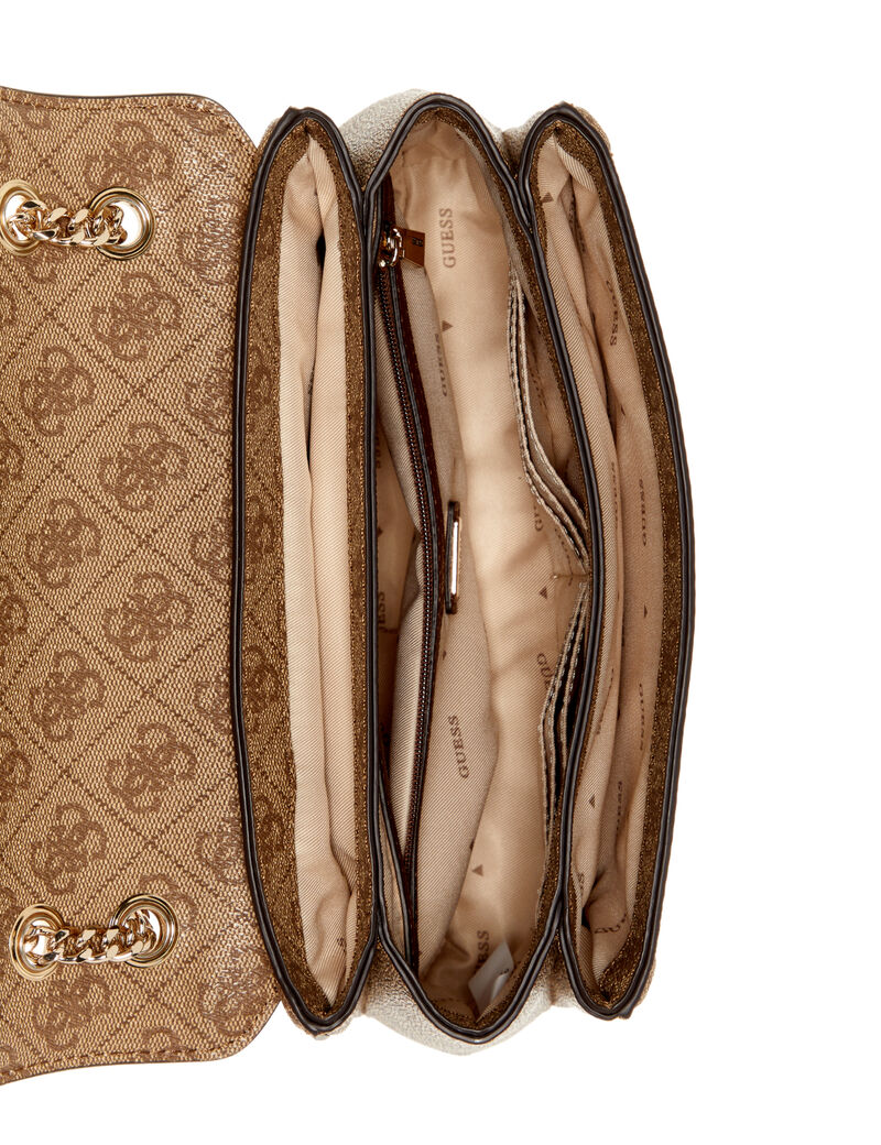 guess noelle ii convertible crossbody flap