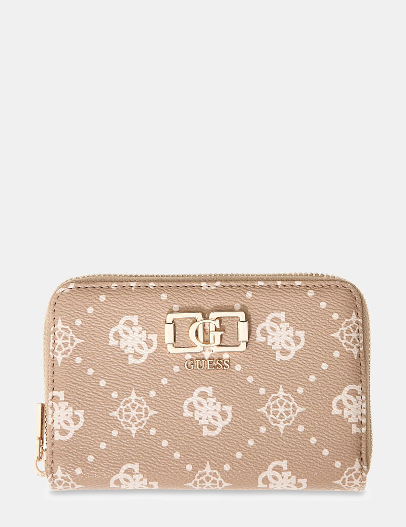 guess emelie logo medium zip around