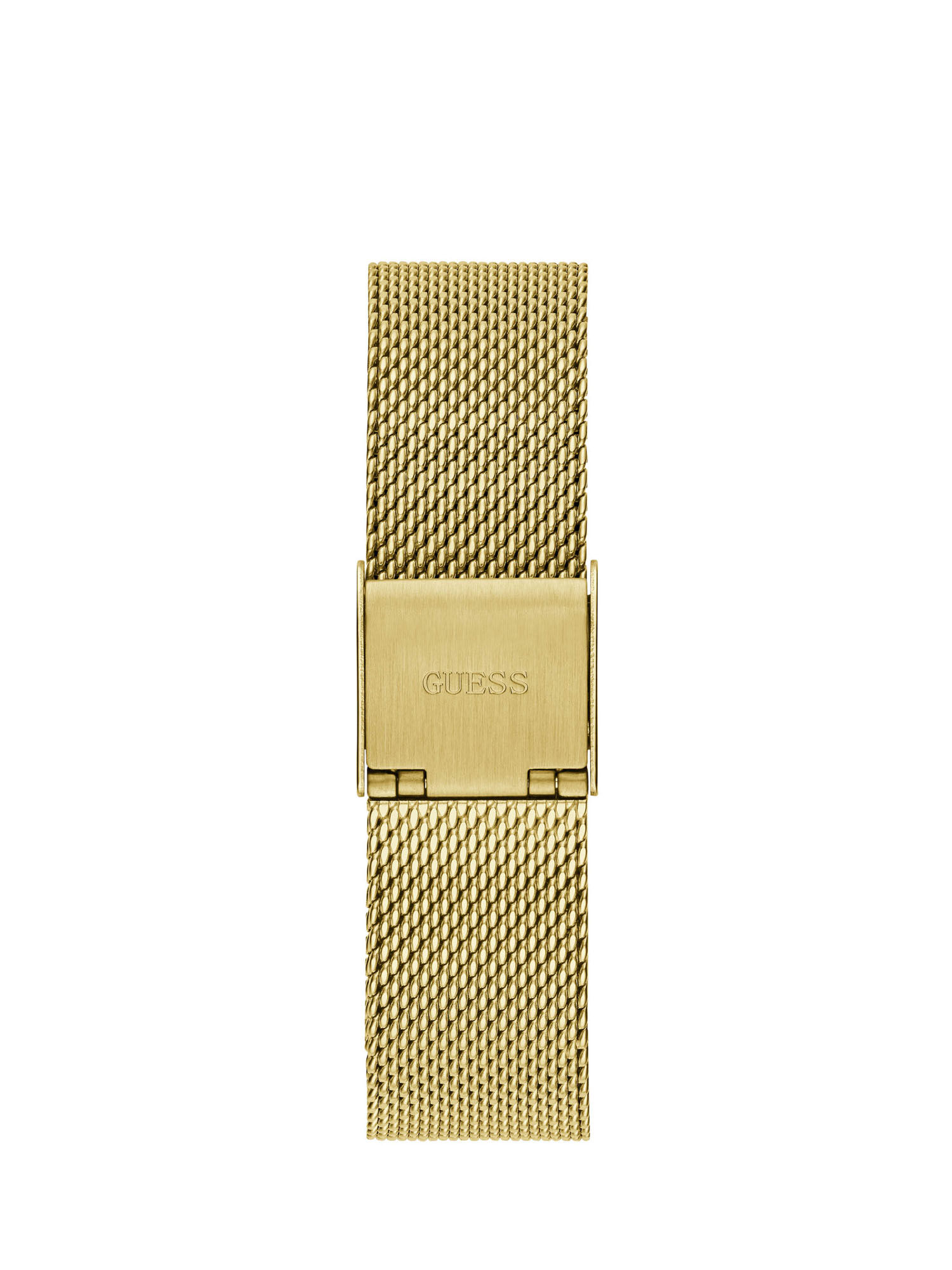 Shop GUESS Online Gold Square Mesh Watch