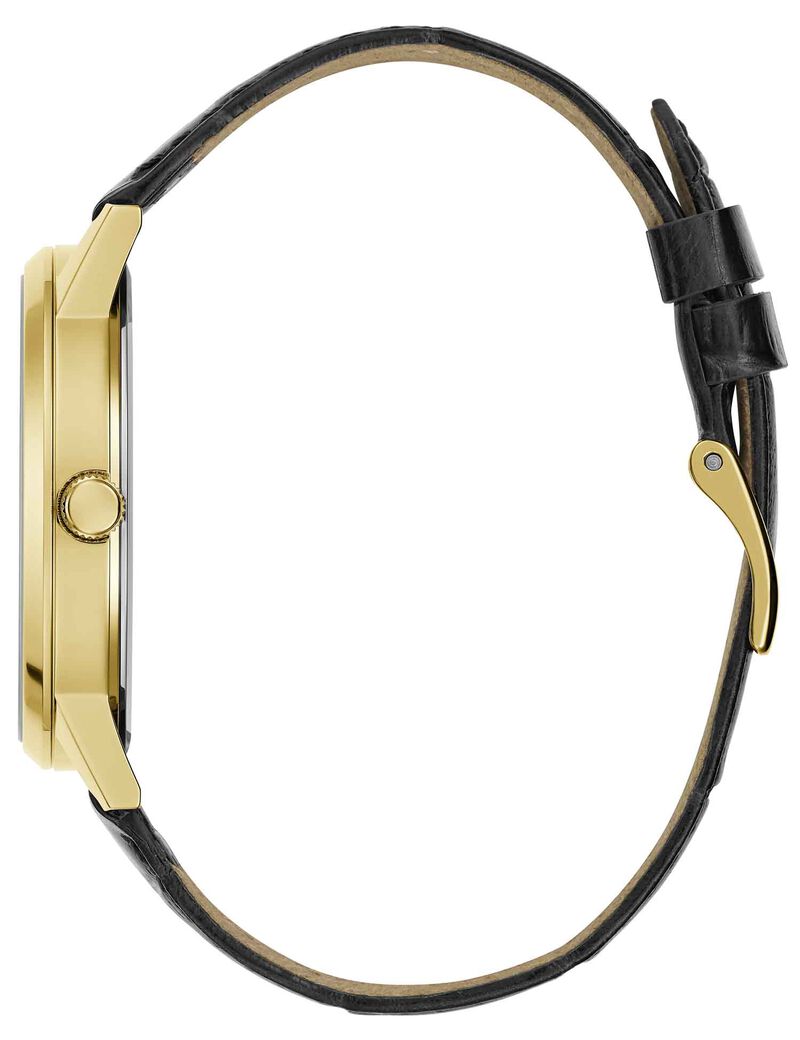 Black-Gold Analog Watch