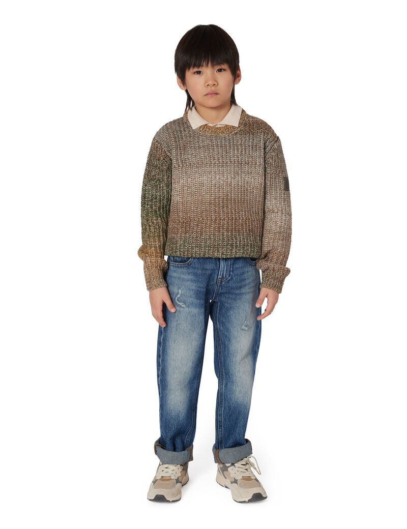 REGULAR FIT RIGID DENIM PANTS