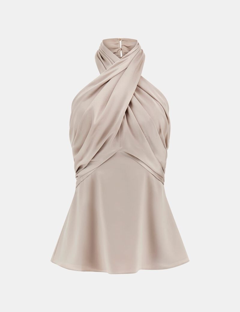 Marciano halter-neck top