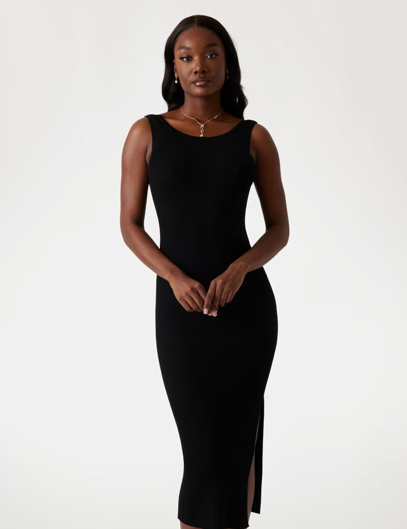 Bodycon long sweater dress
