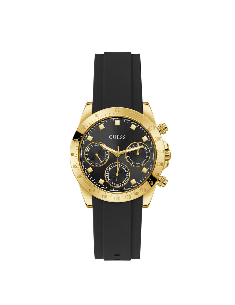 Black And Gold Chrograph Watch