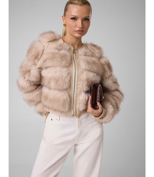 جيس marciano faux fur