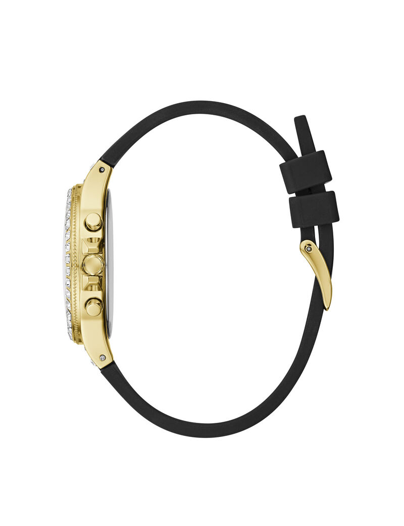 LW MOONLIGHT YG CS CHMP MULTI-F DL QTZ 36MM BLK SIL ST SP21