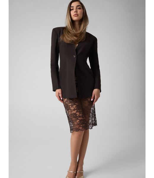 جيس leonie button structured blazer