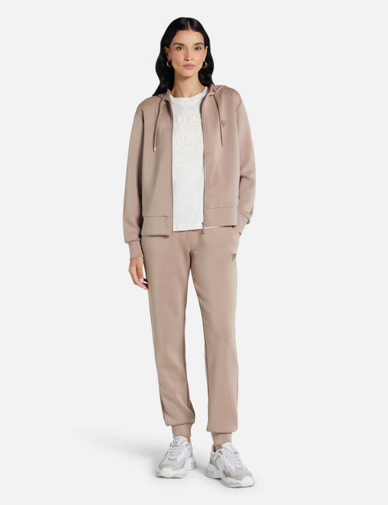 Hooded scuba sweatshirt