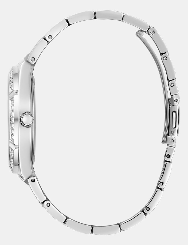 Multi-function watch with crystal detail