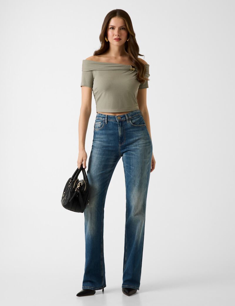 BRIGITTE OFF SHOULDER TOP