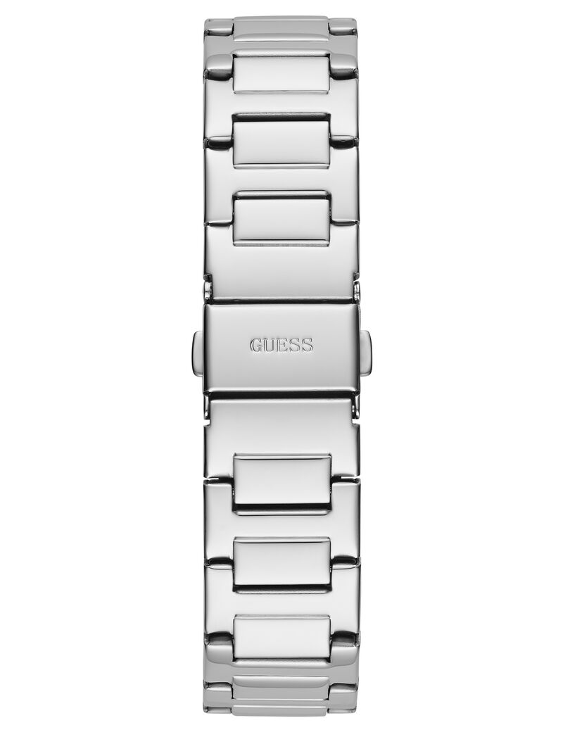 ساعة متعددة الوظائف باللون الفضي