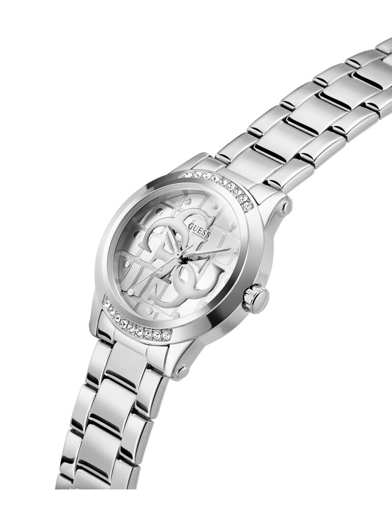 Ladies Silver Tone Analog Watch