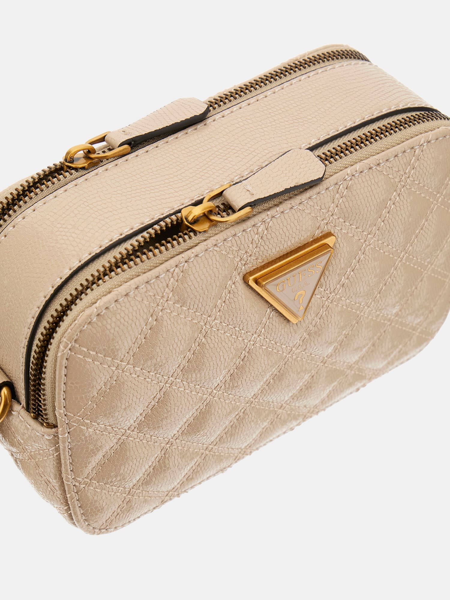 Guess classic quilted mini crossbody hot sale