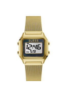 ساعة يد رقمية باللون الذهبي