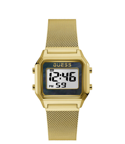 Gold Digital Watch