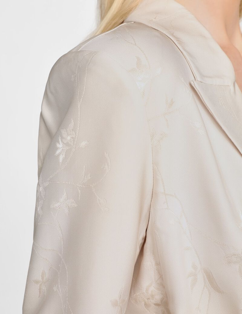 Marciano jacquard belted blazer