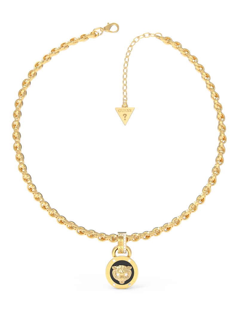 16-18' 'Black Coin 20Mm Yellow Gold