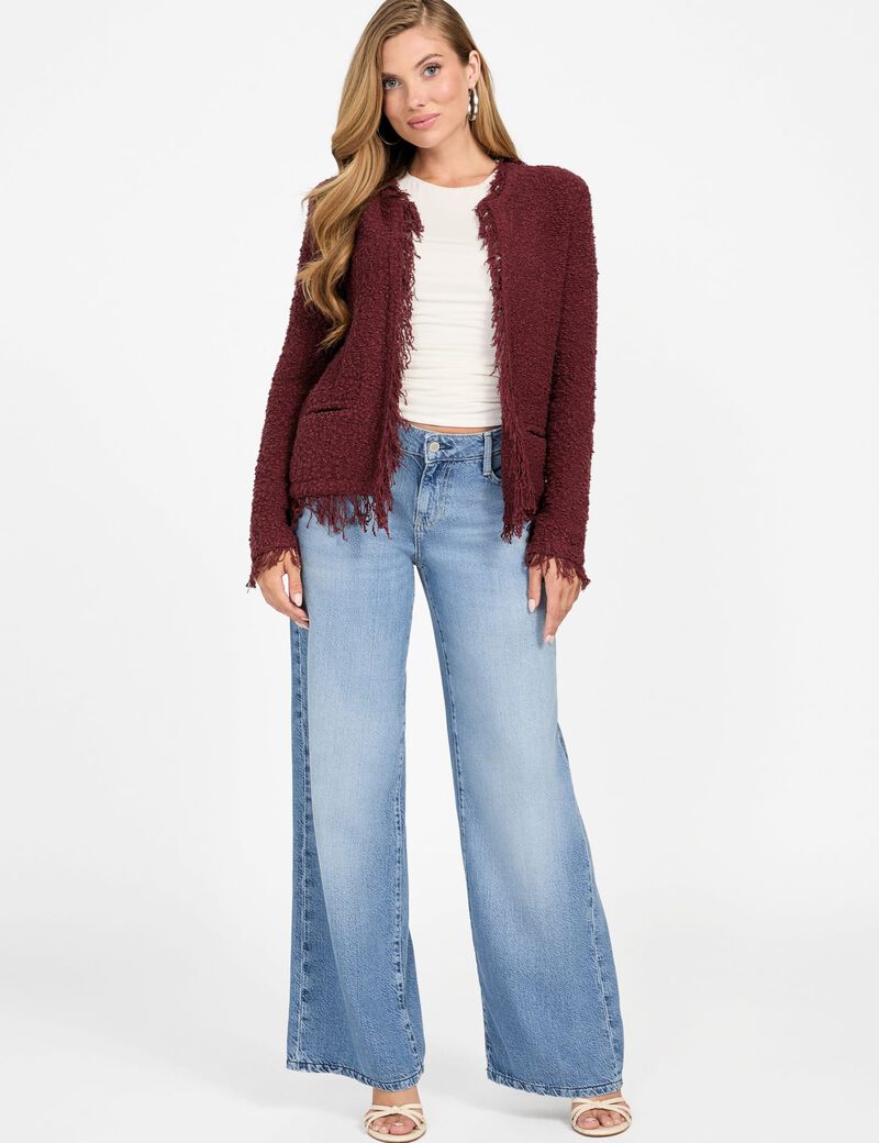 Knitted sweater jacket