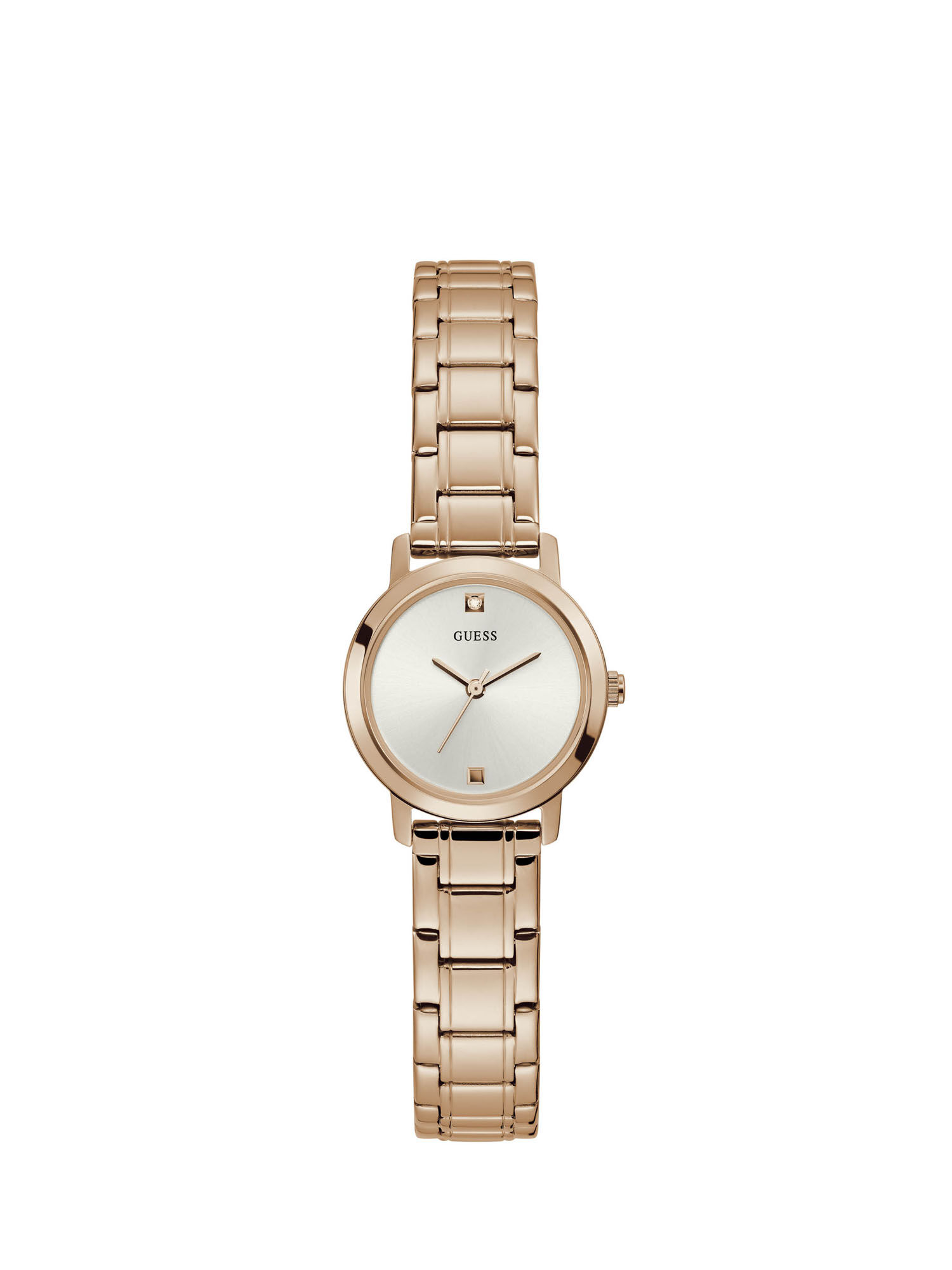 Rose gold top guess watch