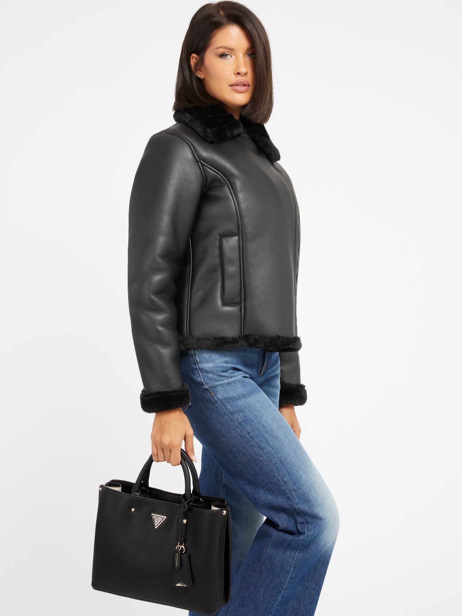 Meridian studded handbag