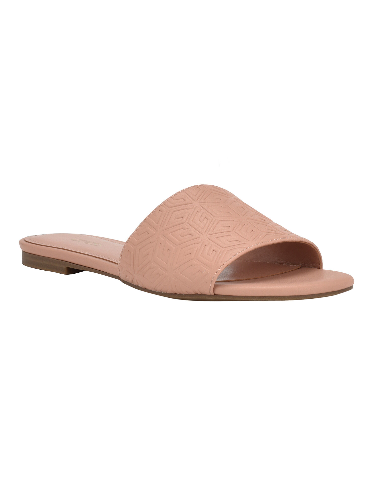 Pink guess slides best sale