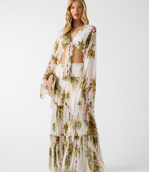 Marciano floral print maxi skirt