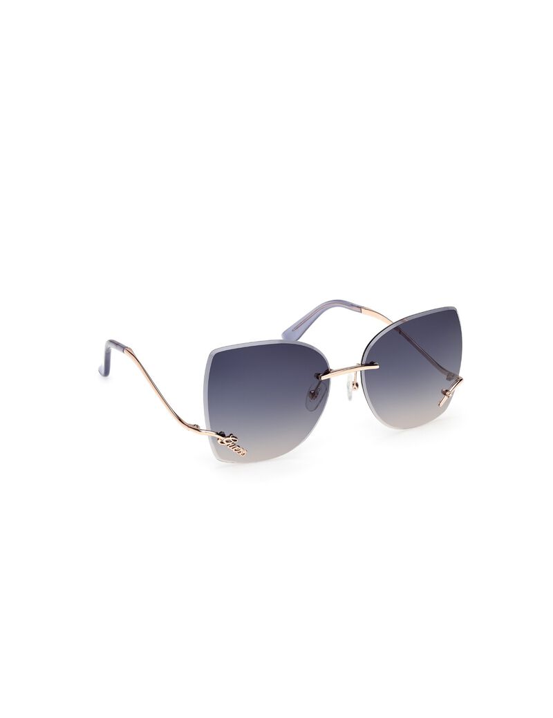 Raelynn Square Rimless Sunglasses