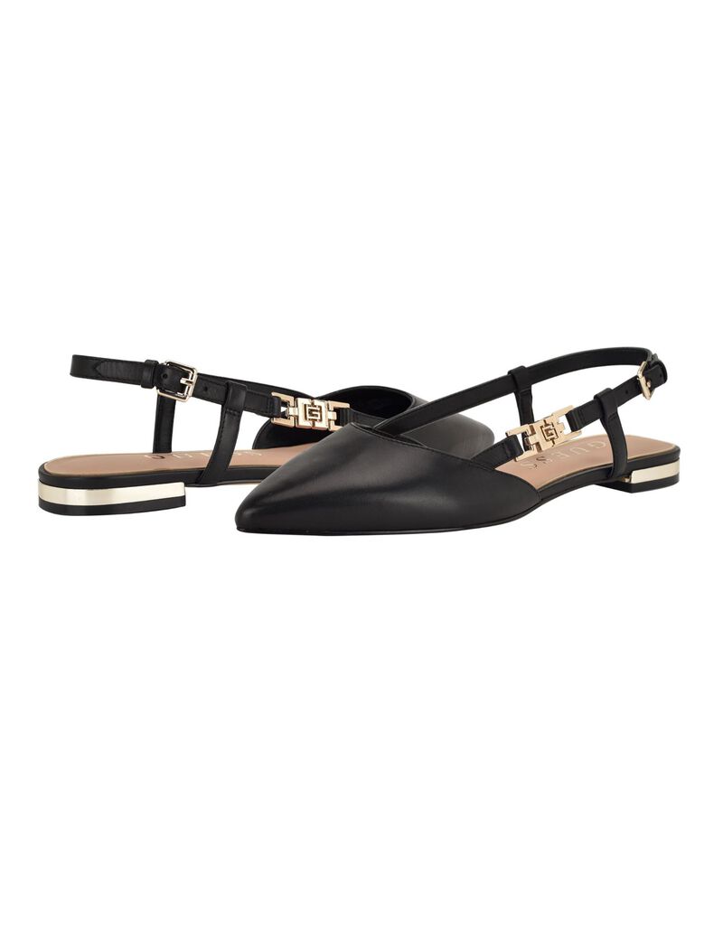 Franie patent slingback