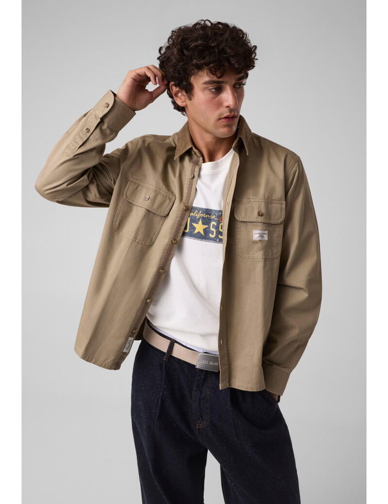 جيس regular fit flannel shirt