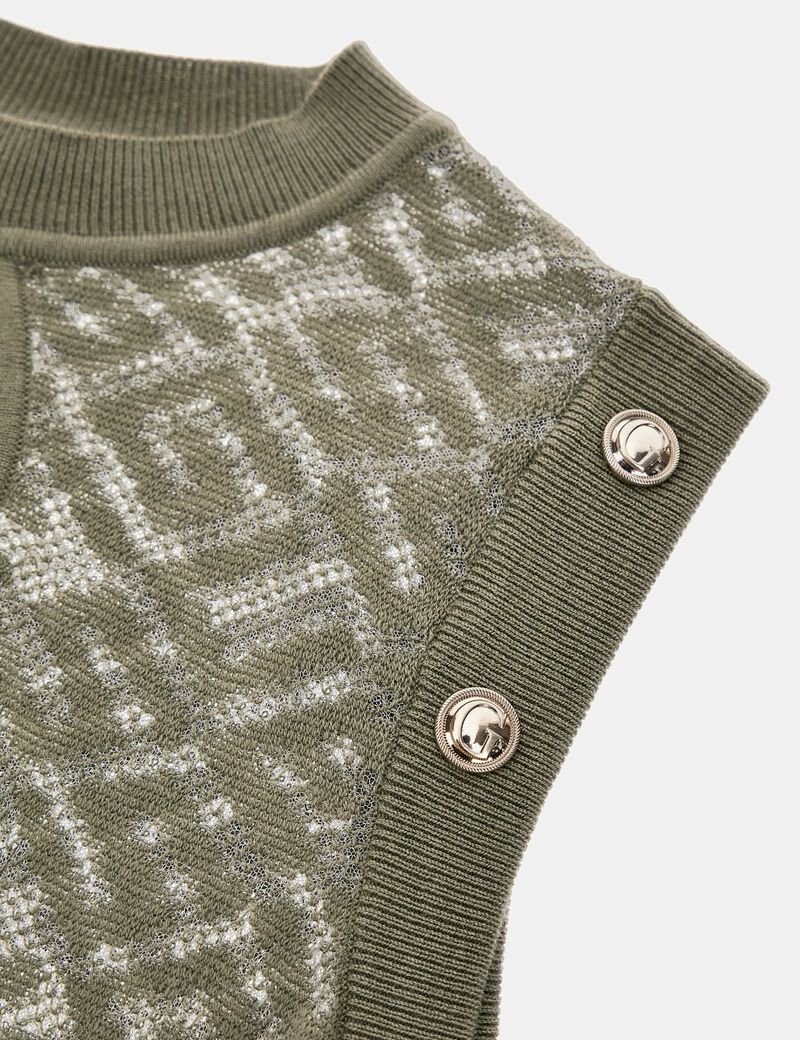All Over Logo Mini Sweater Dress