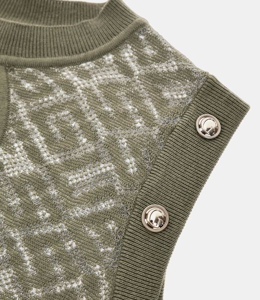 All Over Logo Mini Sweater Dress