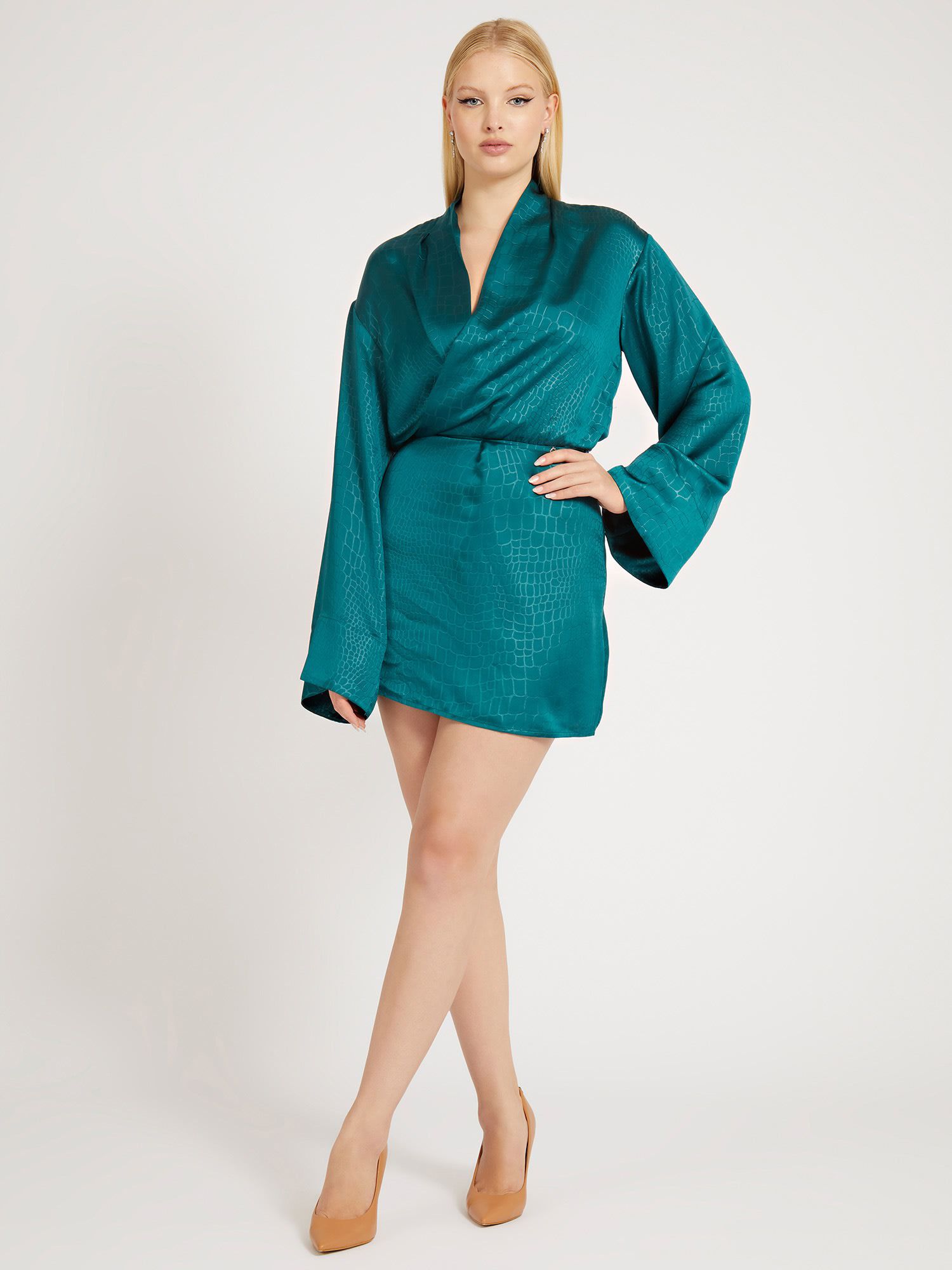 Guess new arrivals turquoise dress