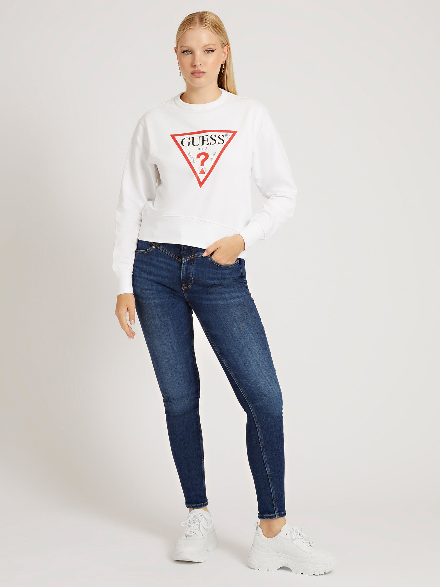 Guess sweatshirt sale outlet