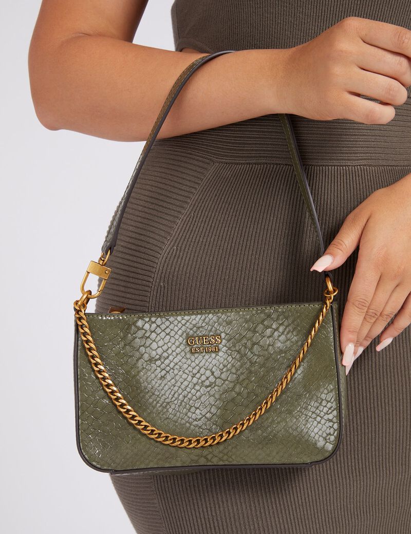 Guess Women's Katey Mini Top Zip Shoulder Handbag