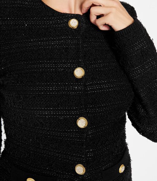 Marciano tweed cardigan