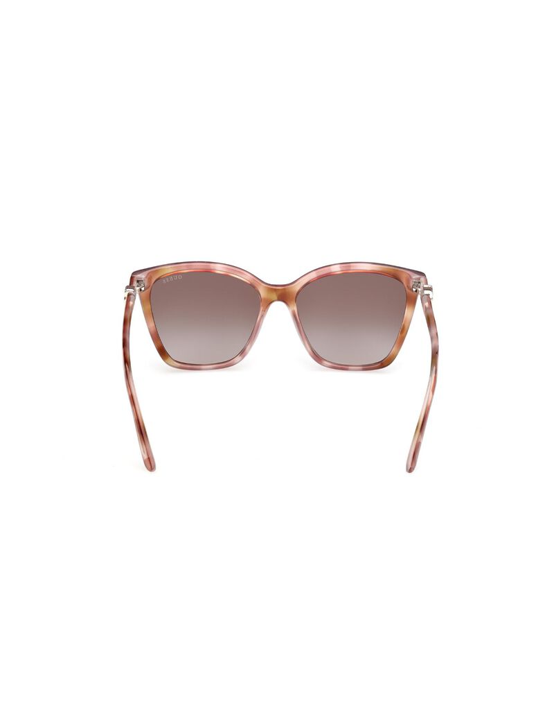 Square gradient brown smoke sunglasses