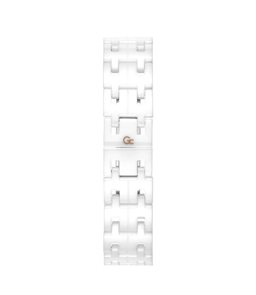 Gc Rose Gold And White Multifunction Watch