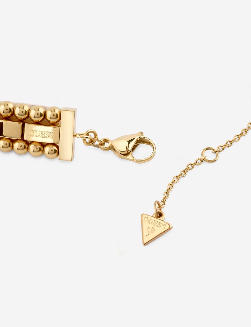 Golden globes necklace