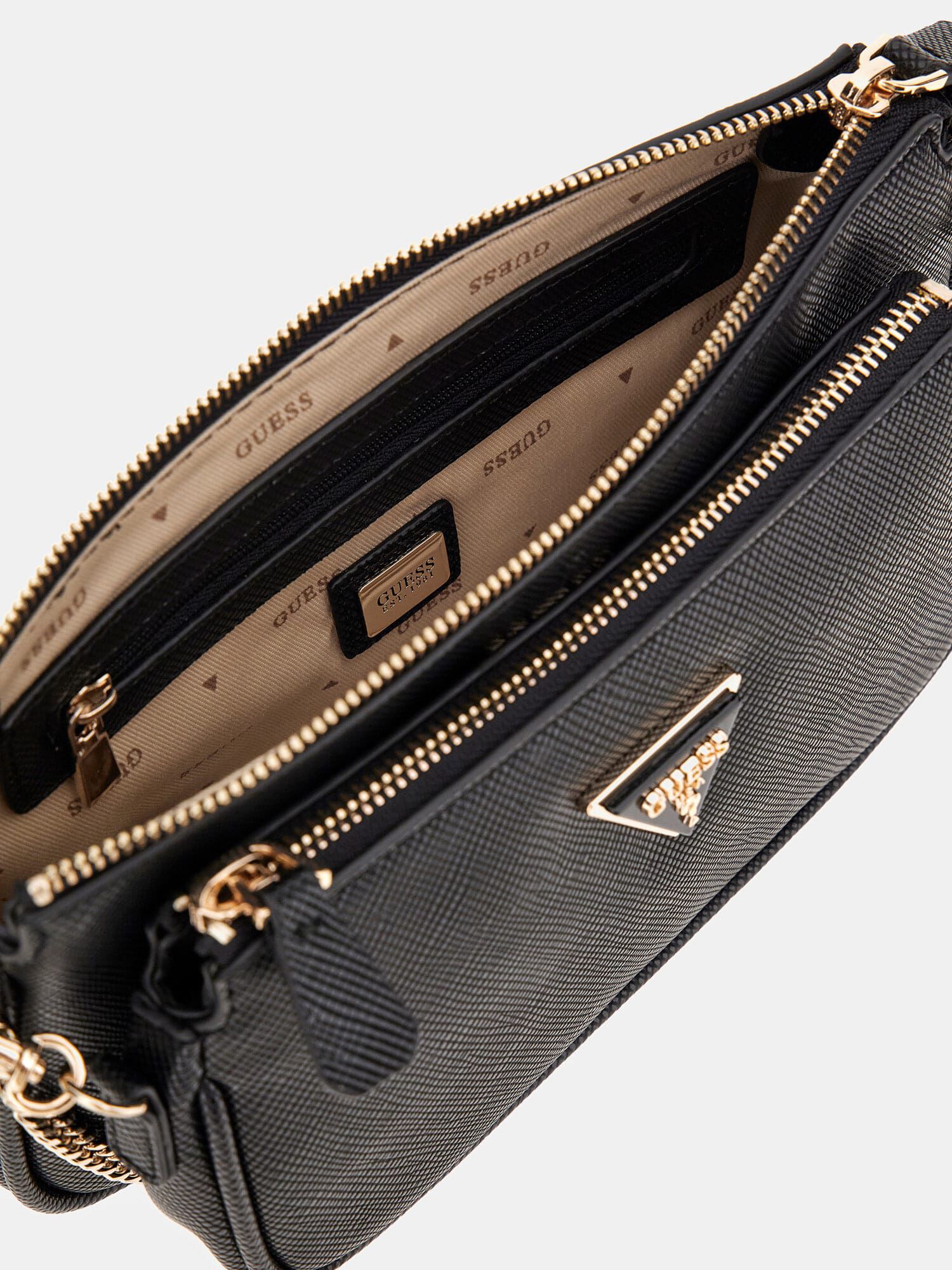 Noelle Saffiano Mini Crossbody Bag