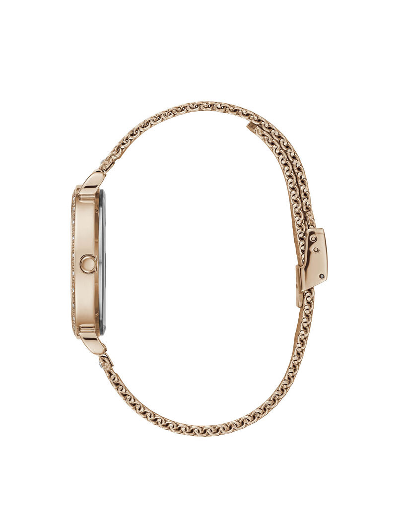 Rose Gold Mesh Watch