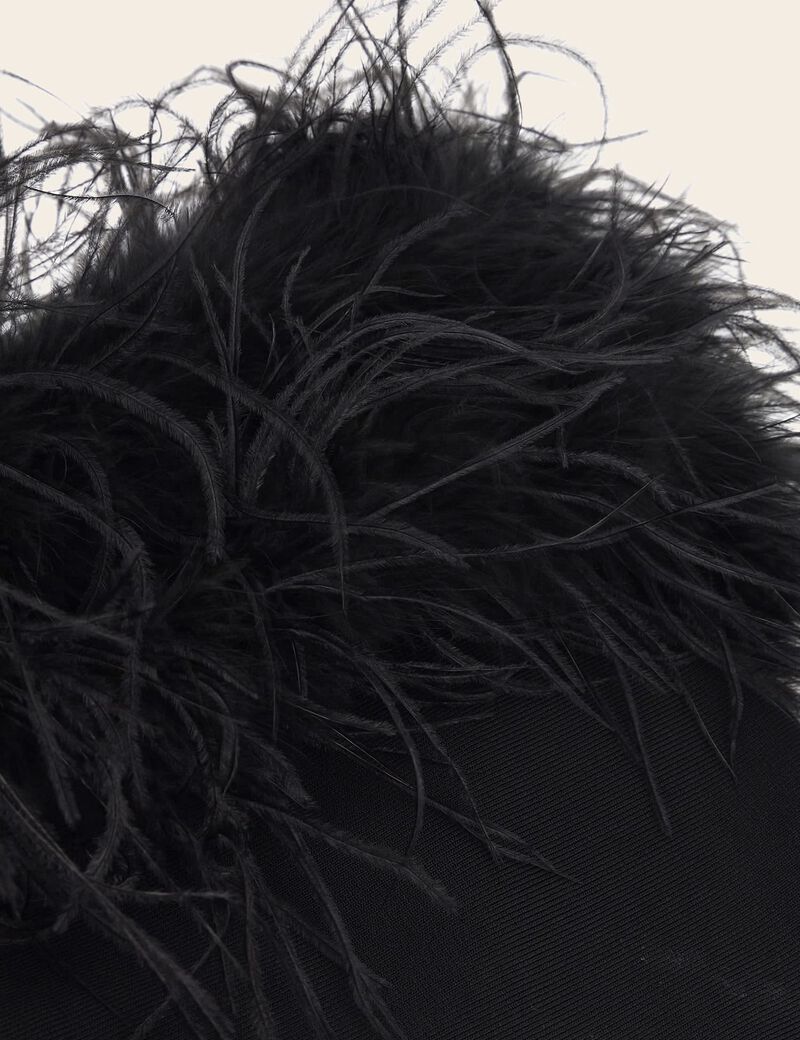 Marciano Feathers Mini Dress