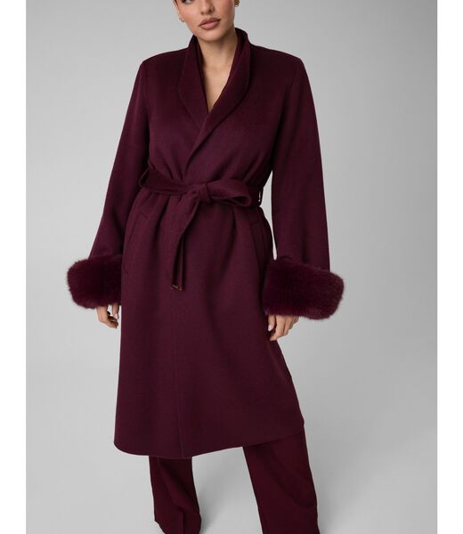 جيس marciano wool blend coat
