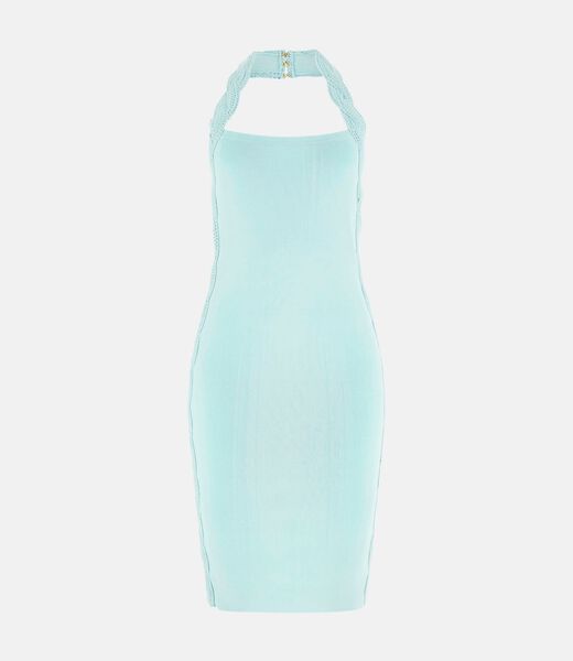 RANIA HALTER NECK BRAID DRESS