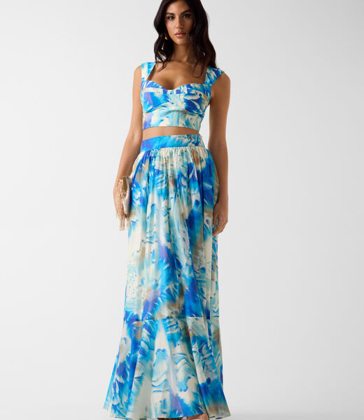 KAT PRINTED MAXI SKIRT
