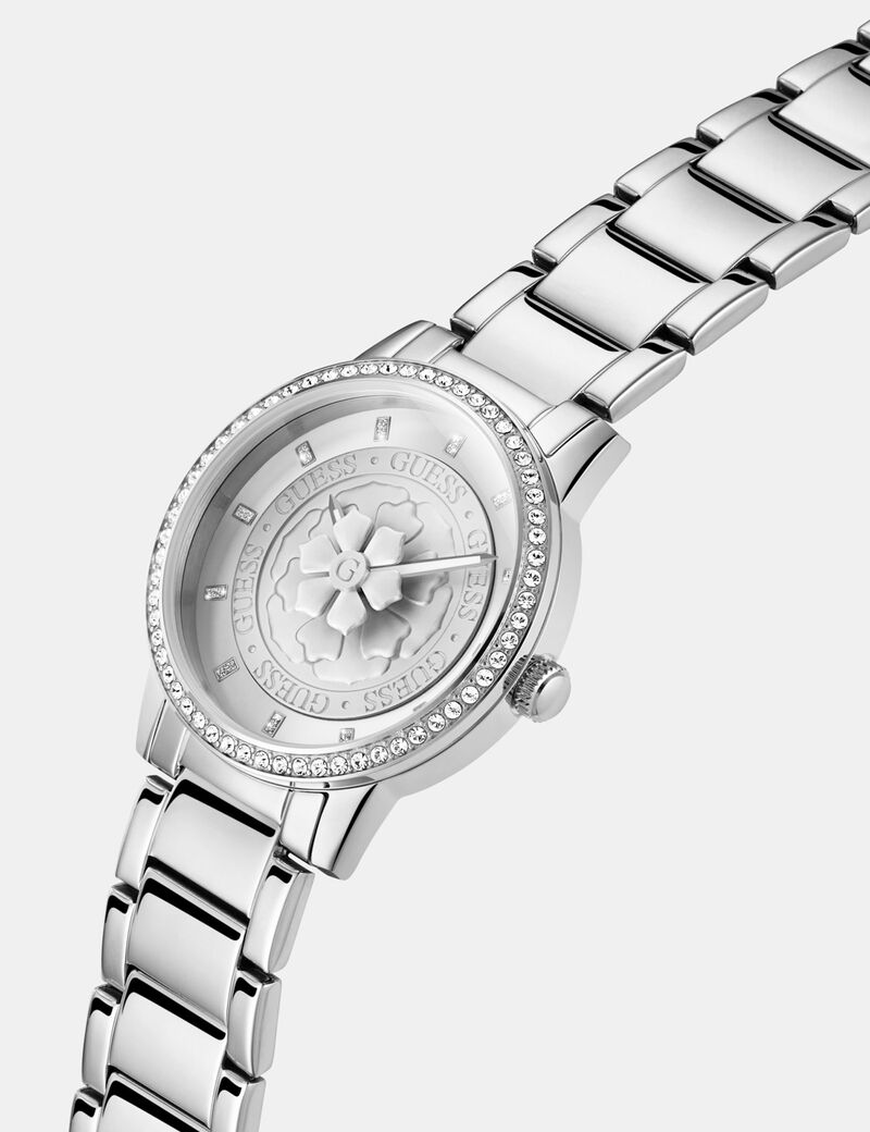 Ladies Silver Tone Analog Watch