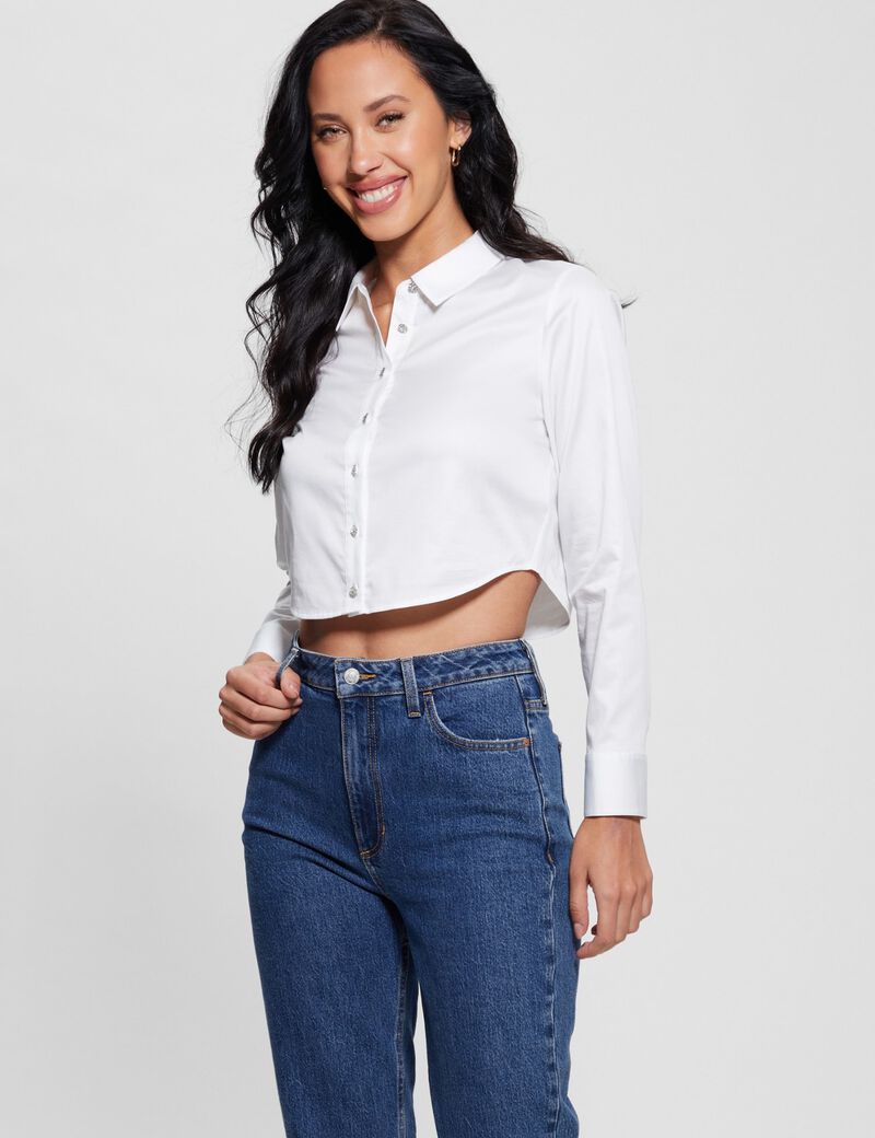 Ls Sami Cropped Button Up