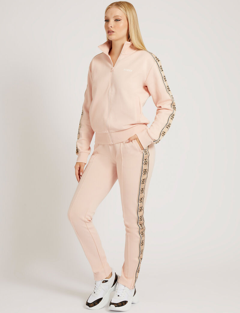 سويتشيرت مع شريط بشعار العلامة