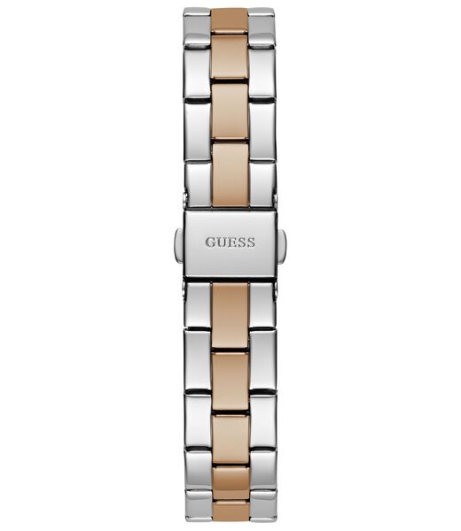 2-Tone Quartz Analog Recycled Steel Watch