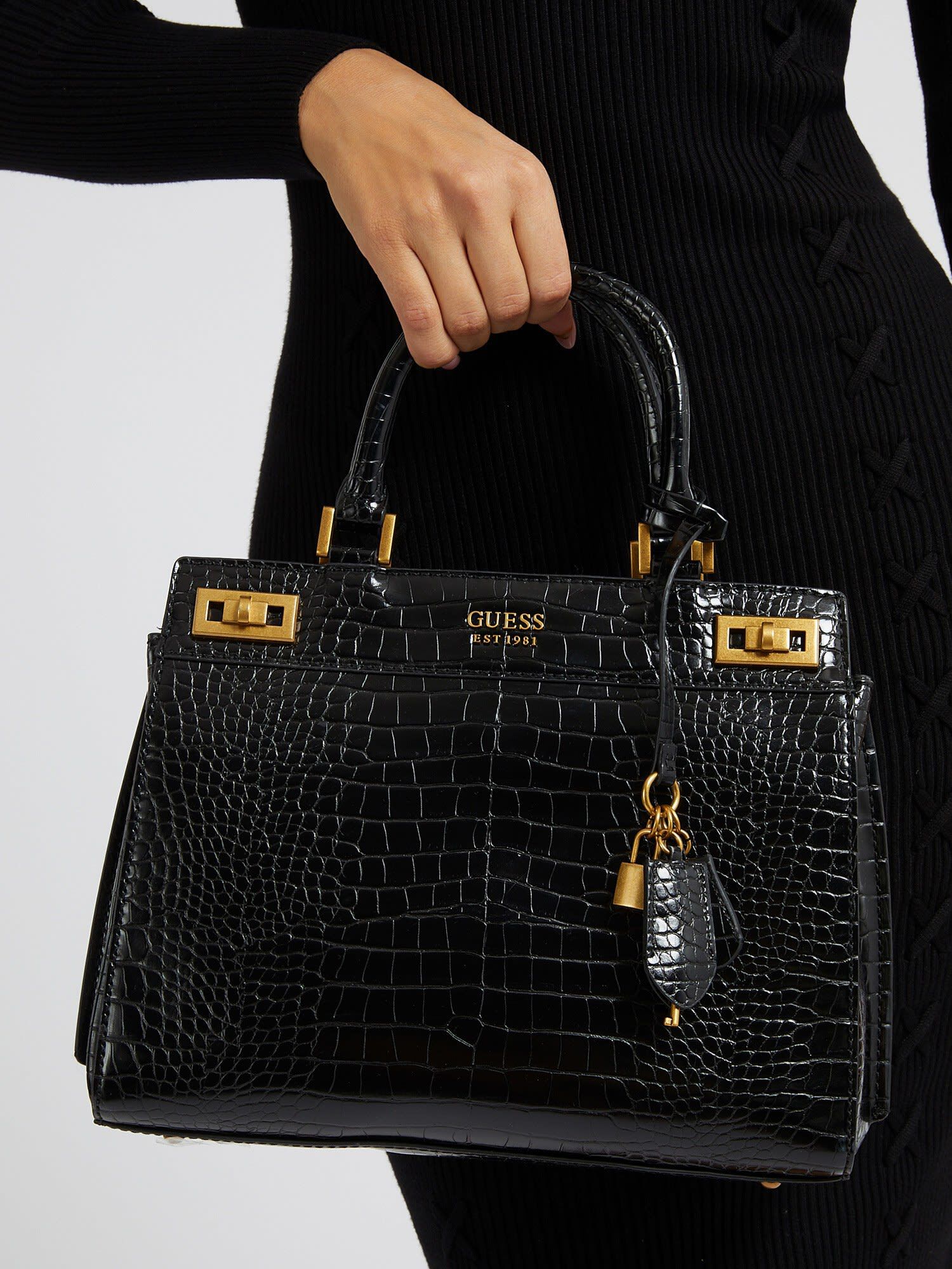 Guess cheap crocodile handbag